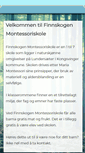Mobile Screenshot of finnskogenmontessori.no